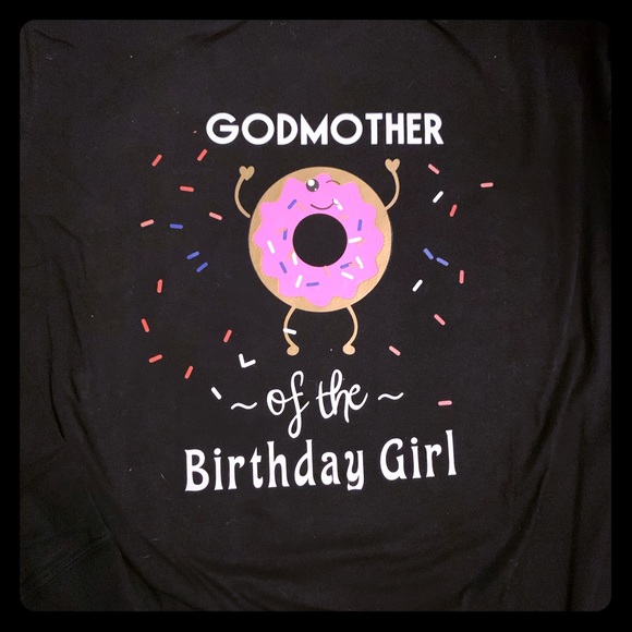 Godmother of the Birthday Girl Long Sleeved Shirt - Picture 1 of 1